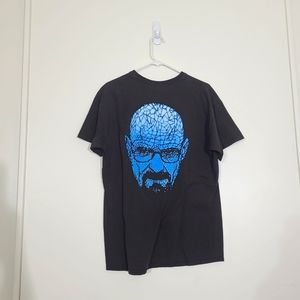 VNTG Walter White Heisenburg Blue Crystals Mens T Shirt Breaking Bad Heisenberg